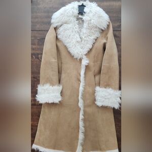 100% Shearling Women's Fur Coat